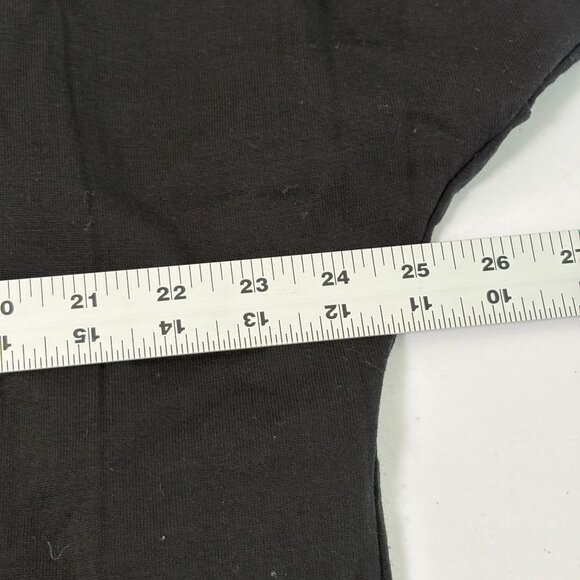 Michelle St John Open Front Cardigan Sweater Knit Size S-XL One Size Black USA - Picture 10 of 11